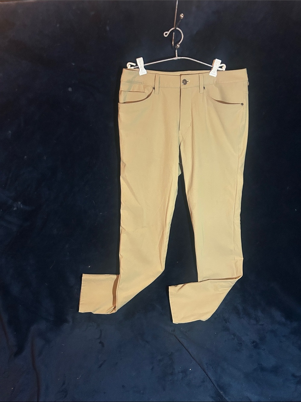 lululemon athletica Men's Tan Stretch Performance Pants
